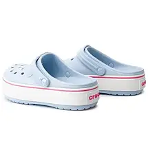 Crocs Crocband Platform Clog Ice Blue — Жіночі Сабо Крокс Крокбенд Платформ Блакитні — Оригінал, фото 6