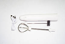 Електричний ручний капучинатор спінювач акумулятор 2 насадки USB Speed Adjustable Milk Frother, фото 4