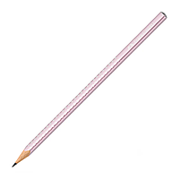 Карандаш чернографитный Sparkle Pearl rose metallic Faber-Castell (B, трехгран. корп. розовый) 118261