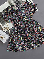 Летнее платье сарафан в цветочек Цветное 2-42210 190, Wanex, Цветной, Для девочек, Лето, 104 см
