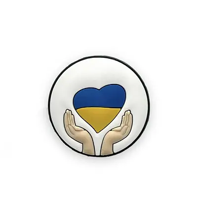 Jibbitz Україна в серці No252, фото 1