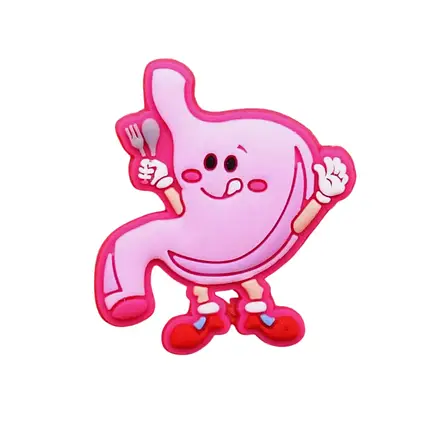 Jibbitz Stomach (Жовка) No169, фото 1