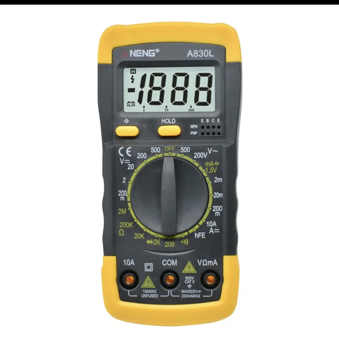 Мультиметр Aneng A830L тестер струму, фото 1