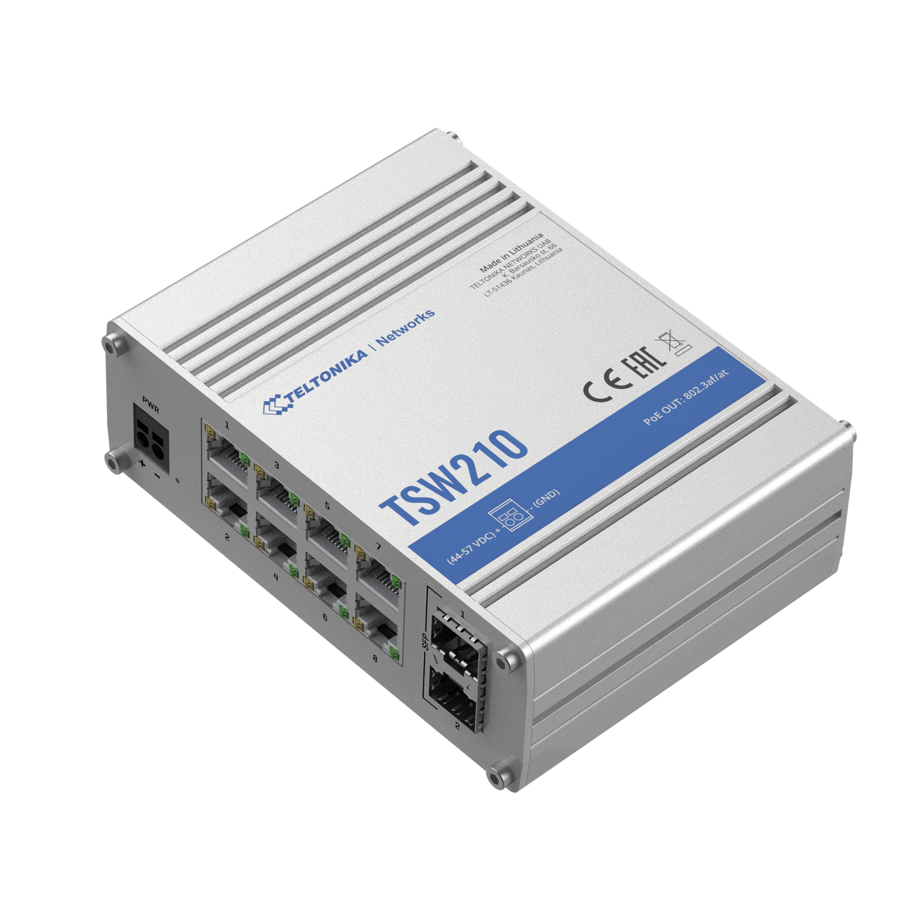 Комутатор Teltonika TSW210 некерований 8 портів GIGABIT