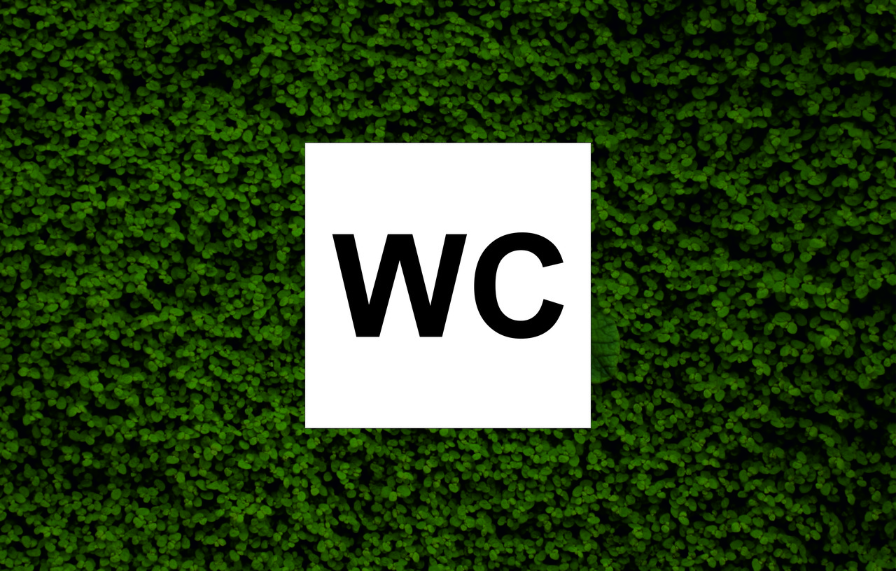 Інформаційна табличка | WC Біла
