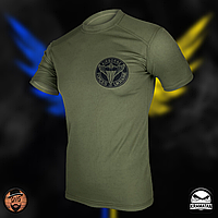 Футболка для десантника оливкового цвета "AIRBORNE", мужские футболки и майки, тактическая и форменная одежда XL