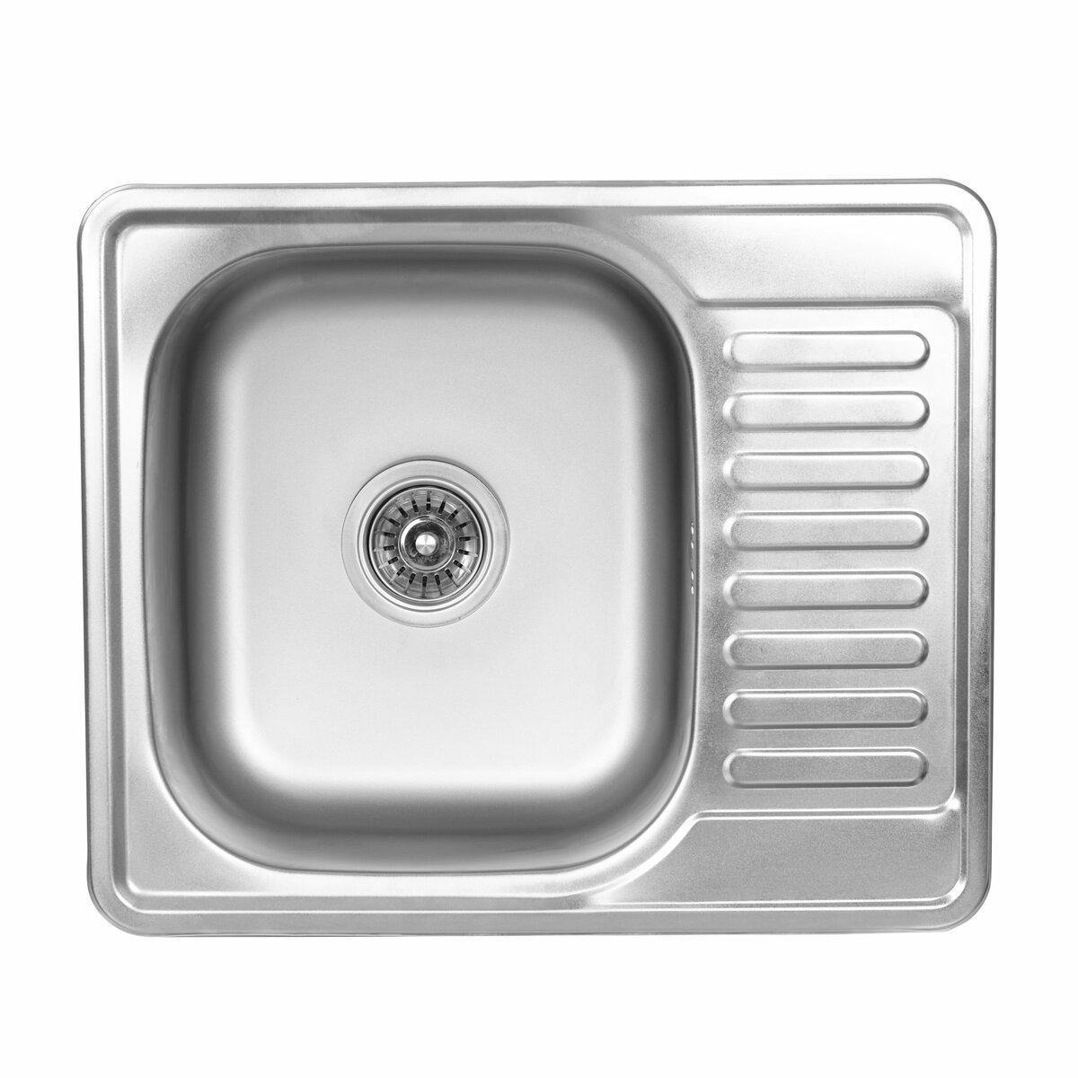 Кухонна мийка Platinum 5848 Satin 0,6 мм