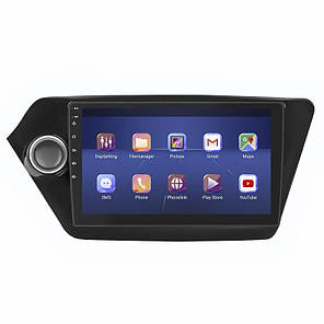 Штатна магнітола Lesko для Kia K2 III (QB) 2011-2017 екран 9" 6/128Gb 4G Wi-Fi GPS Top Кіа, фото 3