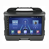 Al Штатна магнітола для Kia Sportage 3 Рестайлінг 2014-2016 екран 9" 2/32Gb 4G Wi-Fi GPS Top Android, фото 2