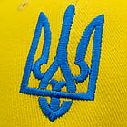 Бейсболка Тризуб (блакитний Тризуб, жовта) uac-021, фото 4