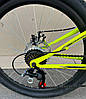 ✅ Двухподвесный Горный Велосипед Azimut Viper Scorpion 24 D Рама 17 Черно-лимонный, в разобранном виде на 20%, фото 5