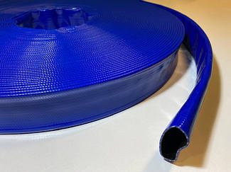 Шланг плоский (лайфлет) для мотопомп, ирігації, перекачування води, зрошення, поливу