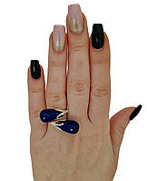 💍Срібна каблучка «Сила Лазуриту» – глибина неба у твоїх руках