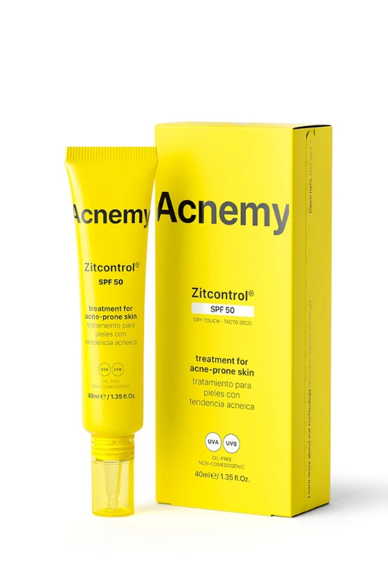 Acnemy ZITCONTROL SPF 50 - Сонцезахисний крем для проблемної шкіри, фото 1