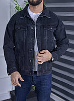 Куртка джинсова ОВЕРСАЙЗ чоловіча JOHN LUCCA M-XL арт.852, Колір Чорний, Міжнародний розмір M, Розмір