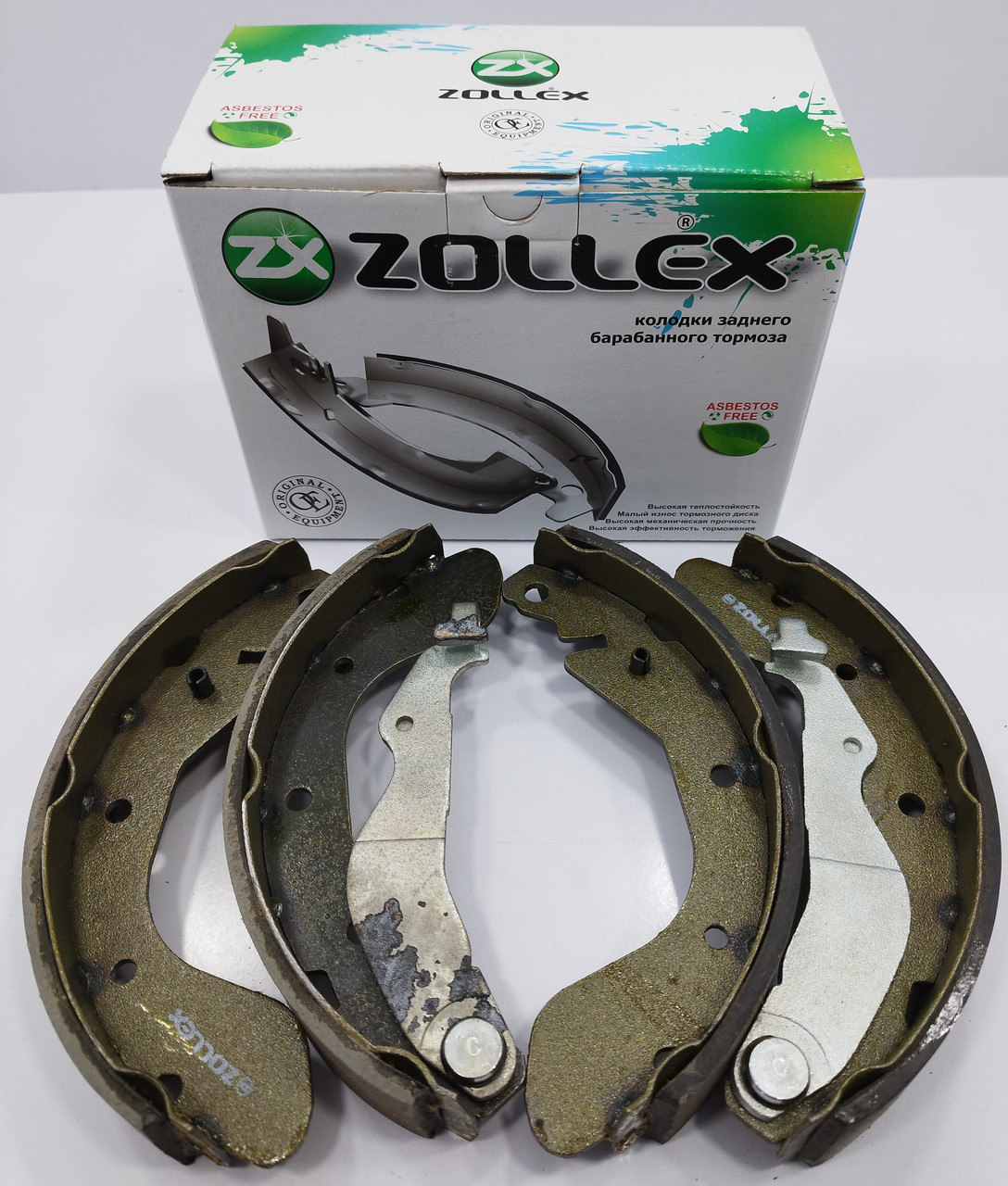 Колодки задні гальмівні (к-т) Авео ZOLLEX Польща