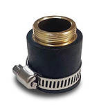 Перехідник-муфта на змішувач (кран) без різьблення - вихід на зовнішнє різьблення, фото 2