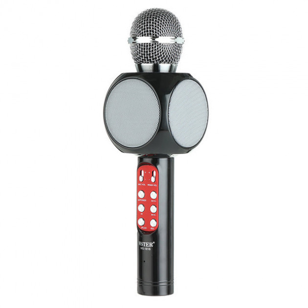 Беспроводной микрофон караоке bluetooth WSTER WS-1816. WE-400 Цвет: черный - фото 3 - id-p1820999002