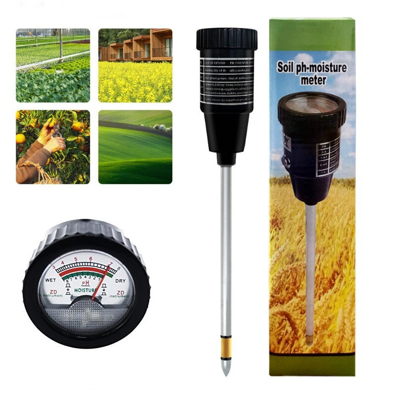 Аналізатор ґрунту ZD-06 (вимірювання кислотності від 3 до 8 рН і вологості від 10 до 80% ґрунту), фото 1