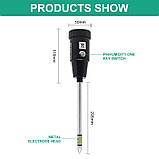 Аналізатор ґрунту ZD-06 (вимірювання кислотності від 3 до 8 рН і вологості від 10 до 80% ґрунту), фото 2