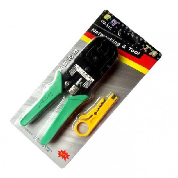 Инструмент для снятия изоляции OB-315 wire stripper Обжимка для RL-842 штекеров (кримпер) - фото 4 - id-p1821000436