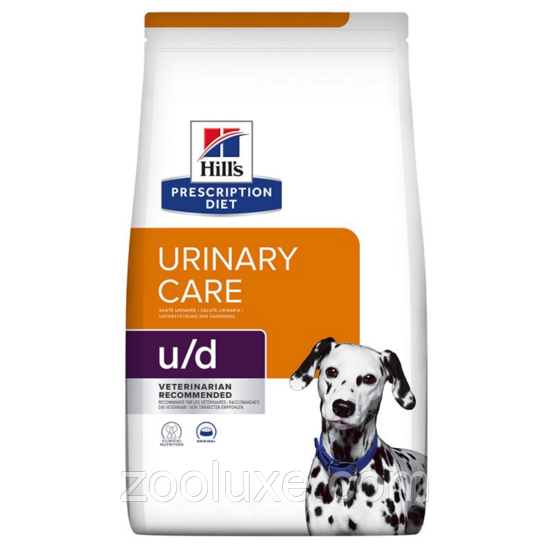 Hills Urinary Care u/d Original 4 кг корм для собак (Hill's, Хіллс, Хілс)
