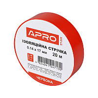 Изоляционная лента APRO (красная) 0,14*17 мм*20 м