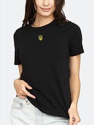 Жіноча футболка з принтом герб України Розміри: 42-46, 48-52