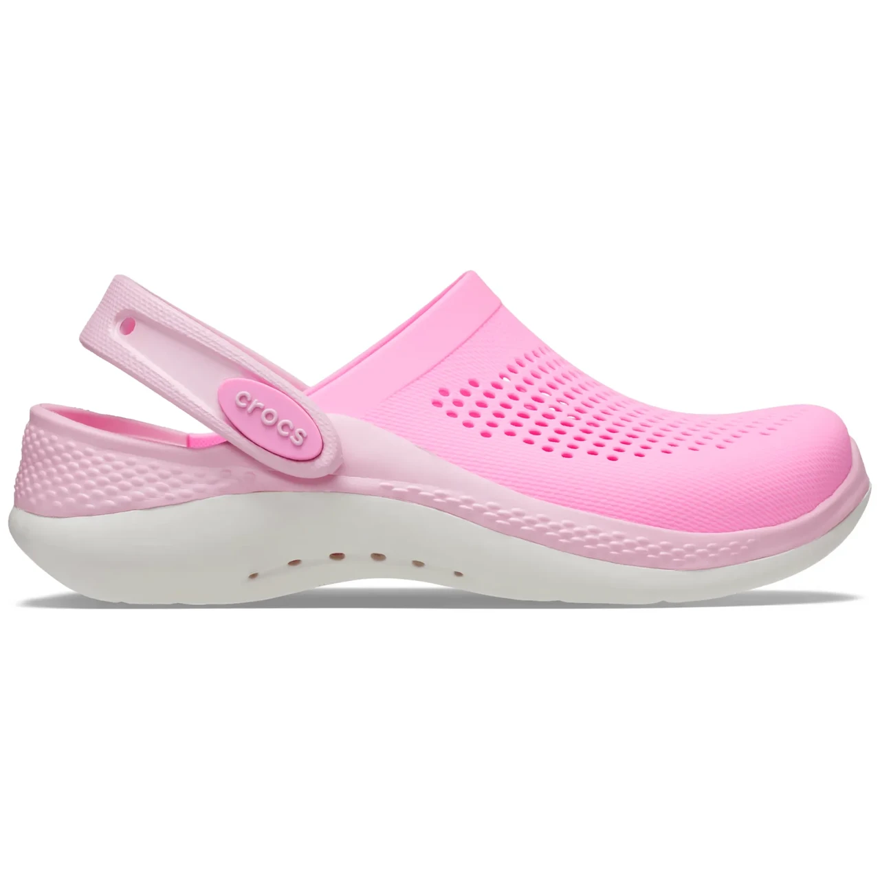 Crocs Kids’ LiteRide Clog Taffy Pink / Ballerina Pink — Дитячі Сабо Крокс ЛайтРайд 360 Розові — Оригінал