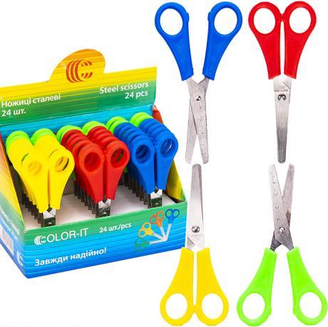 Від 24 шт. Ножиці "Дитячі" кольорові "C", 13см купити дешево оптом в інтернет-магазині купити дешево оптом в інтернет-магазині