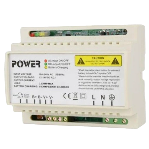 Full Energy BBGP-123DIN ДБЖ ( 12 V, 3 A) на DIN-рейку + акумулятор ( 12 V, 9 A*h) MAXION 12B9L-BS GEL