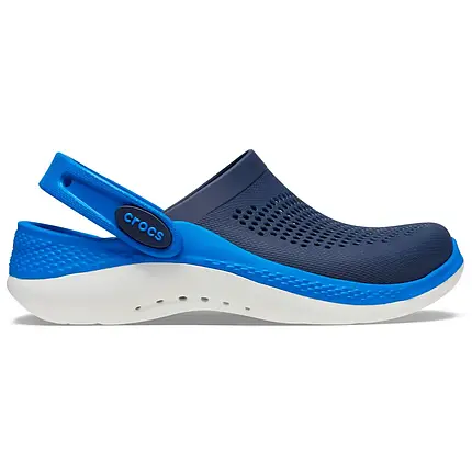 Crocs Kids’ LiteRide Clog Navy 360 — Дитячі Сабо Крокс ЛайтРайд Темно-Сині 360 — Оригінал, фото 1