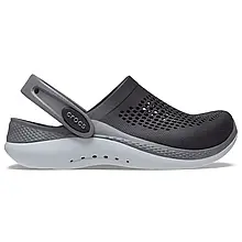 Crocs Kids’ LiteRide Clog Black/Slate Grey 360 — Дитячі Сабо Крокс ЛайтРайд 360 Чорні / Сланцеві — Оригінал
