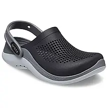 Crocs Kids’ LiteRide Clog Black/Slate Grey 360 — Дитячі Сабо Крокс ЛайтРайд 360 Чорні / Сланцеві — Оригінал, фото 5