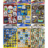 Від 5 шт. Набір наклейок "Патріотичні" А5 2л. НС-А5-05 14,8*20,5см купити дешево оптом в інтернет-магазині