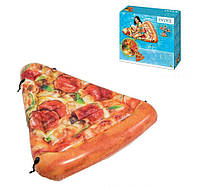Надувной матрас Пицца Intex 58752. Размером 175 х 145 см. Матрас для плавания для детей от 12-ти лет