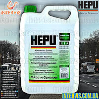 Антифриз HEPU G11 GREEN концентрат (Зеленый) 5л