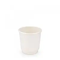 Стакан паперовий 2-х шаровий Double wall (Білий) 110 мл 25шт/уп