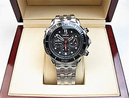 OMEGA SEAMASTER DIVER 300M CHRONOGRAPH 43.5MM SILVER BLACK. AAA