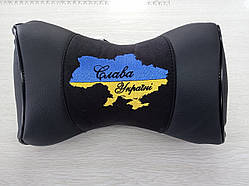 Авто подушка патріотична Слава  Україні екошкіра алькантара