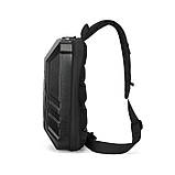 Сумка-слінг через плече Ozuko 9499S з LED-дисплеєм (Чорний), фото 2