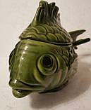 Порцелянова цукерка/шкатулка/бульйонниця Риба прованс, фото 2