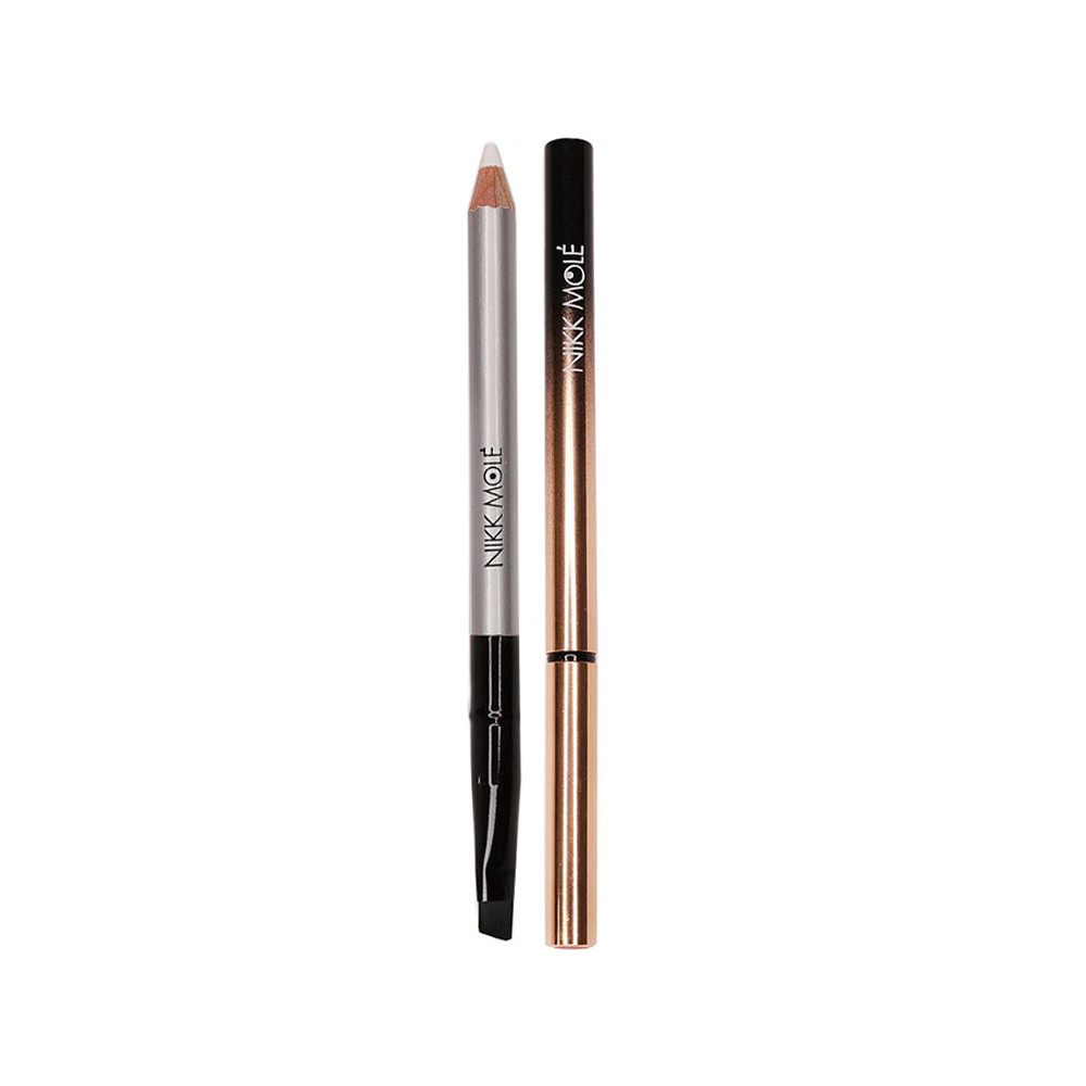 Олівець Brow Paste Nikk Mole, білий із пензликом