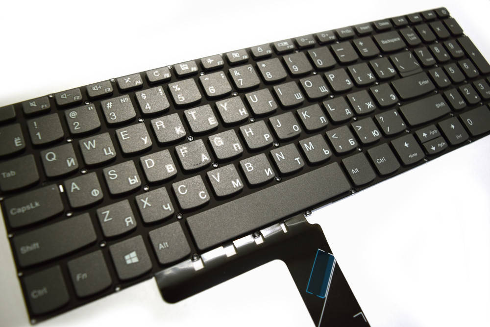 

Клавиатура для ноутбука Lenovo IdeaPad S145-15API, Gray, RU без рамки, Серый