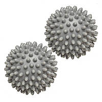 Шарики мячики Dryer Balls для стирки белья 2 шт для стирки пуховых вещей Серый