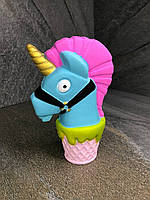 М'яка іграшка-антистрес Сквіші Кінь єдиноріг блакитний із запахом Squishy (5000355)