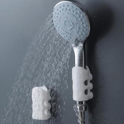 Тримач для душу на присосках SHOWER SUCKER Силіконовий переносний кронштейн — настінний для душової насадки