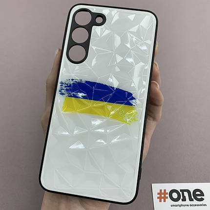 Чохол для Samsung Galaxy S23 Plus патріотичний чохол з прапором України на телефон самсунг с23 плюс білий f8e, фото 1