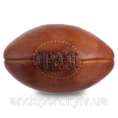 М'яч для регбі сувенірний шкіряний VINTAGE F-0266 Mini Ruggby ball (шкіра, 4 панелі) Код F-0266