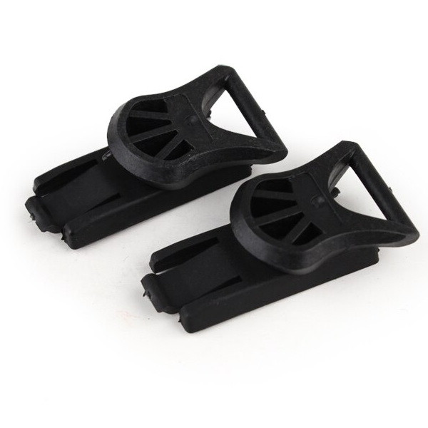 Кліпси затискачі Поворотні для кріплення окулярів на каску шолом (19 мм) — Black